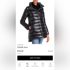 Herno Women's Black Puffer Coat